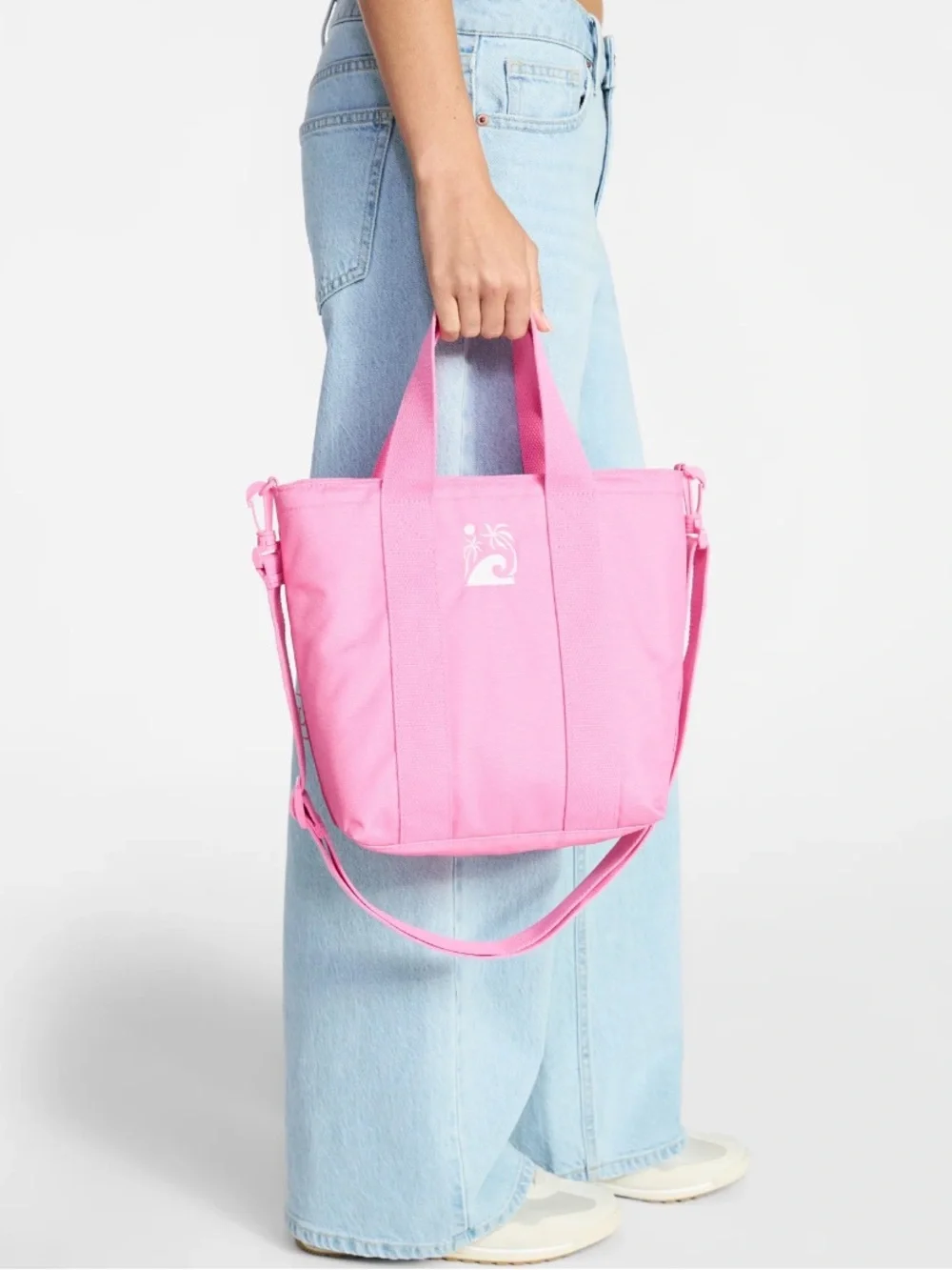 No Boundaries Women's Beach Insulated Mini Tote Bag, Pink